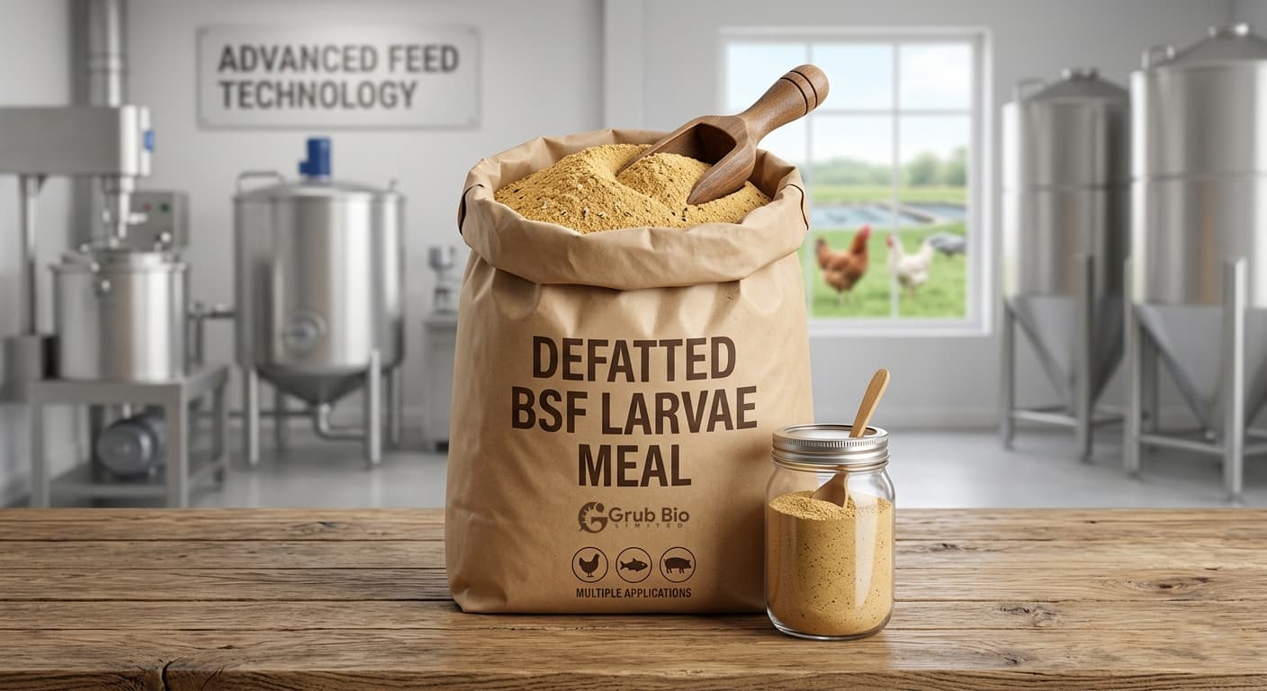 Defatted BSF Larvae Meal
