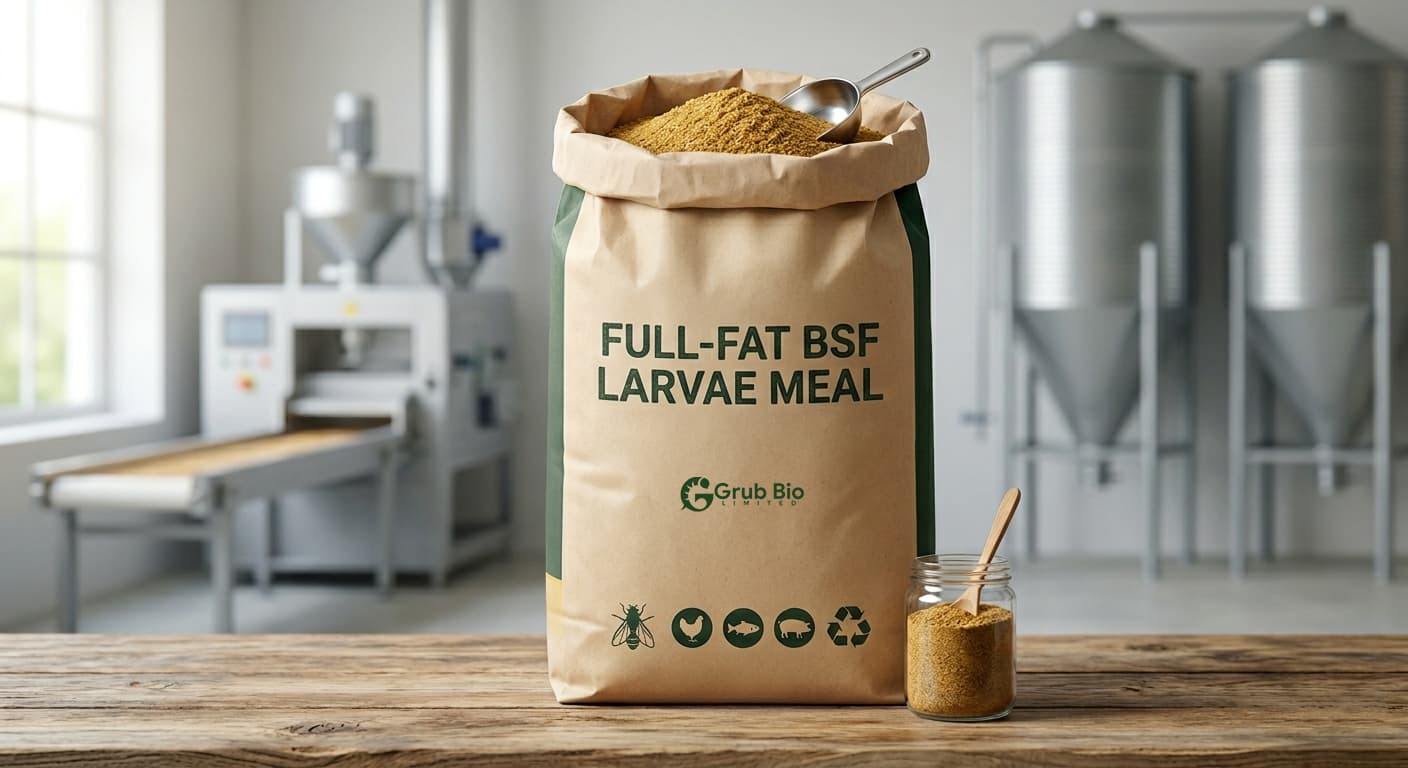 Full-Fat BSF Larvae Meal